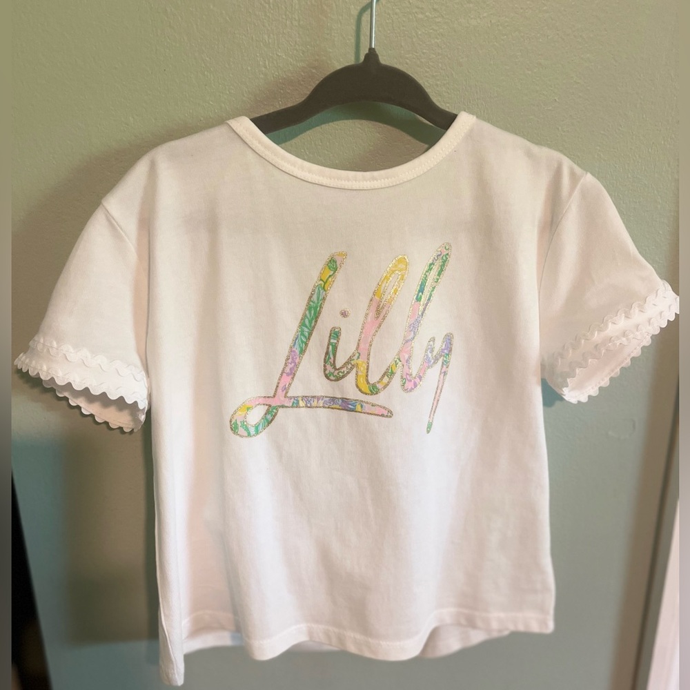 Lilly Pulitzer Cream Patch Top
